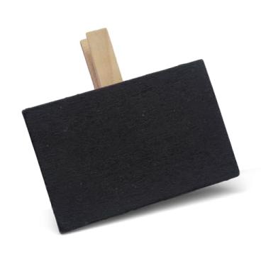 Imagem de Conjunto de 10 mini quadro-negro de encaixe Summer-Ray – Etiquetas reutilizáveis para números de mesa, marcadores de plantas, placas de comida, decorações de casamento e festa
