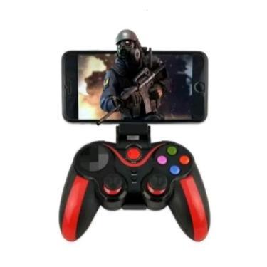 Imagem de Controle Gamer Joystick Bluetooth Para Celular/ PC/ Video Game/ Tablet