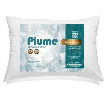 Imagem de Travesseiro Piume Toque de Pluma 01 Peça 100% Alg. 200 Fios - Ortobom