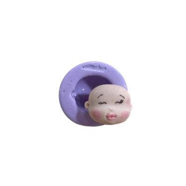 Imagem de F1156 molde de silicone rosto confeitaria biscuit - confeitaria dos mo