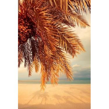 Imagem de Quadro Decorativo com Estampa Palm Treeshore Deadsea 50 x 50 Papel 3 unidades