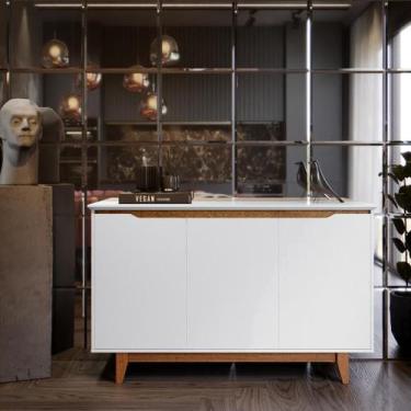 Imagem de Aparador de Porta Buffet 3 Portas 100% MDF Moderno Flow - Anyben, Bran