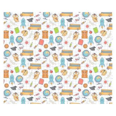 Imagem de Papel de Parede Adesivo Infantil Escola Quarto - 784pcm - Allodi