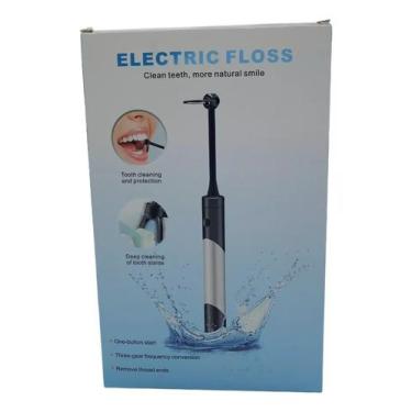 Imagem de Fio Dental Elétrico P/ Higiene Limpeza Bucal Oral A Pilha - DS