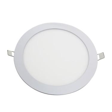 Imagem de Luminaria Plafon Painel Embutir Redonda Lumier 22cm 18w 6000k