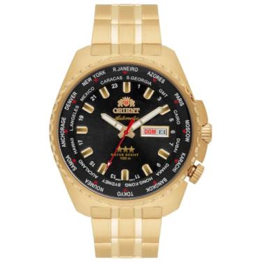 Imagem de RELOGIO ORIENT AUTOMATICO PRETO METAL DOURADO 469GP057NH P1KX