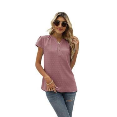 Imagem de Camiseta modal feminina de algodão: elegância casual no seu melhor - L