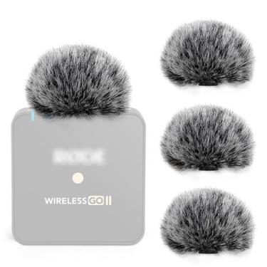 Imagem de Protetor de vento peludo com 4 para-brisas para Rode Wireless Go II - 