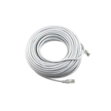 Imagem de Cabo de rede Cat 5 Blindado 40m Cinza Rede LAN RJ45 - Lightbek Officia