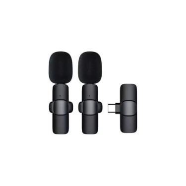 Imagem de Microfones de lapela Lavalier sem fio USB-C para telefone PC K9 - Ligh