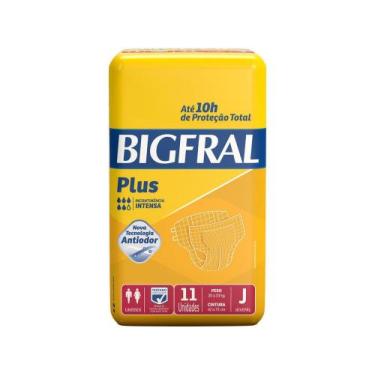 Imagem de Fralda Geriatrica Bigfral Plus Juvenil Tam. UN - 11 Unidades, 1 pacote