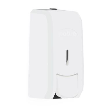 Imagem de Dispenser Para Sabonete Líquido Ou álcool Gel 800ml Sem Reservatório - Preto-branco New Classic - Nobre