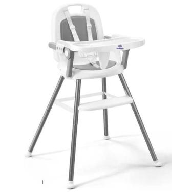 Imagem de Cadeira de Alimentação Portátil Cherry 3 em 1 Cinza - Bubble Baby