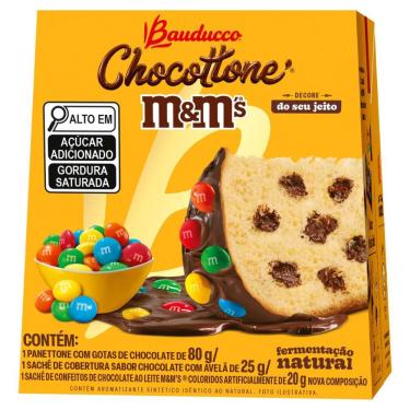 Imagem de Mini Chocottone Bauducco M&M's 80g