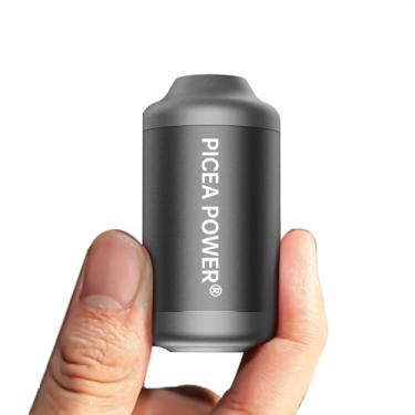 Imagem de Mini bomba de ar elétrica TurboBean para infláveis, pressão de ar máxima de 22 kPa e velocidade do vento de 420 l/min (não inclui pilhas), bomba de ar portátil para caiaque, boias de piscina, colchão