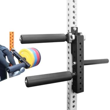 Imagem de Extensão de perna e máquina de ondulação ajustável acessório de extensão de perna sentado inferior do corpo especial máquina rotativa de perna acessório de rack de extensão de perna (diâmetro do furo