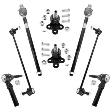 Imagem de YMAUGP 8 peças dianteiras internas externas barras oscilantes suspensão de junta esférica inferior para Buick Enclave 2008-2017 para Chevrolet Traverse 2009-2017 para GMC Acadia para Saturn Outlook