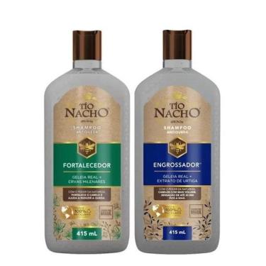 Imagem de Kit Tío Nacho Shampoo Antiqueda + Tío Nacho Shampoo Engrossador 415ml 