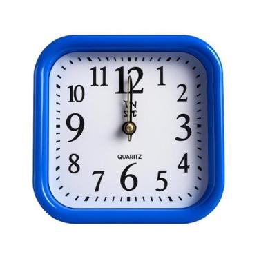 Imagem de Relógio Despertador de Mesa Quartz Analógico com Alarme Potente Ideal 