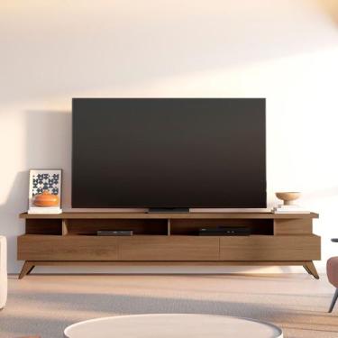 Imagem de Rack para Tv até 75 Polegadas 217cm 100% MDF Yucca CabeCasa MadeiraOri