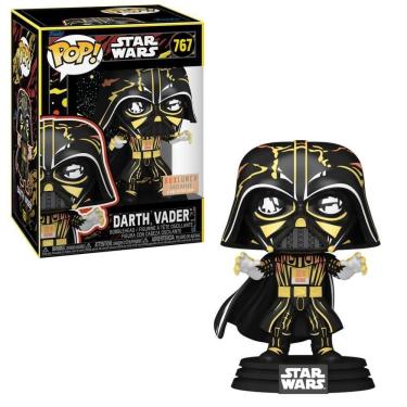 Imagem de Boneco Funko Pop Star Wars - Darth Vader Retro  Glow 