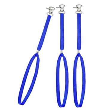 Imagem de Baoblaze Pet Breathing Belly Strap Leash Band Band Banding Band Band portátil Ajustável Cão de banho de cachorro para cachorrinho Corte de banheira CAT HOME, Azul