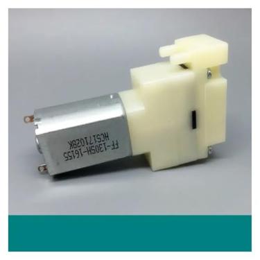 Imagem de Bomba de ar CC 3,7 V 130, pressão negativa, sucção, vácuo, entrada e saída, bomba de ar de aquário para máquina de cerveja WWECCQIJ