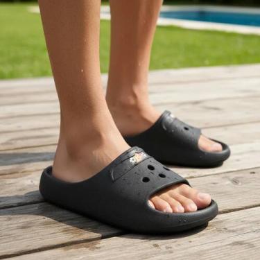 Imagem de Chinelo Nuvem Slide Infantil Tendencia Casual Divertido Fofo Estiloso 