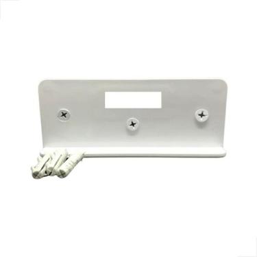 Imagem de Contra Fechadura Alvenaria AL3206 Branco Kit 8 Unidades