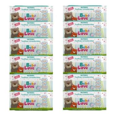 Imagem de Toalha Umedecida Baby Love C/1200 Und Combo 12 Pacotes - NUTRIEX