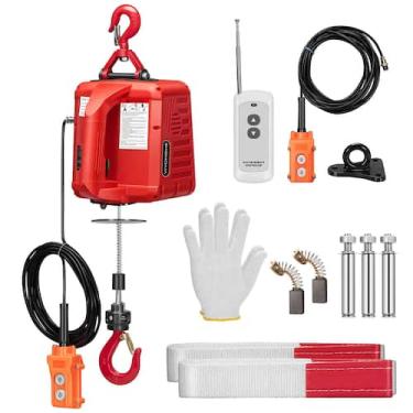 Imagem de Guincho elétrico VIVOHOME 3 em 1 700kg 12m 110V