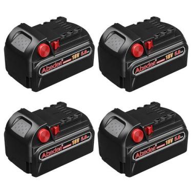 Imagem de Pacote com 4 baterias Abeden 18V 5000mAh para Milwaukee M18