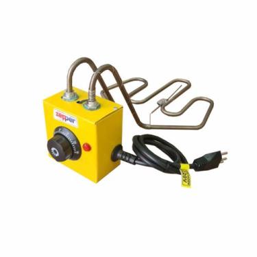 Imagem de Resistencia Elétrica Fritadeira 7L Termostato 3700W Amarelo - Zepper, 