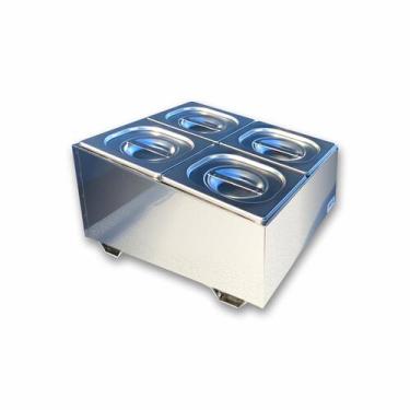 Imagem de Condimentadora Central 4 Cubas ZPCN04 Inox - Zepper