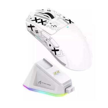 Imagem de Mouse Gamer Attack Shark X11, Branco, 22000Dpi, Rgb,