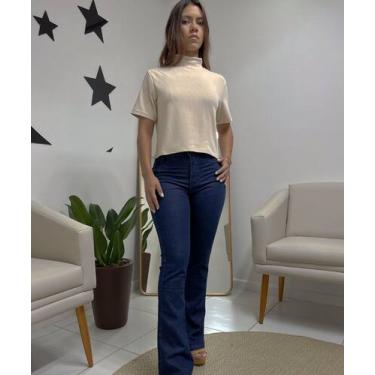 Imagem de Blusa Amanda Veludo - madahco, Bege, Único