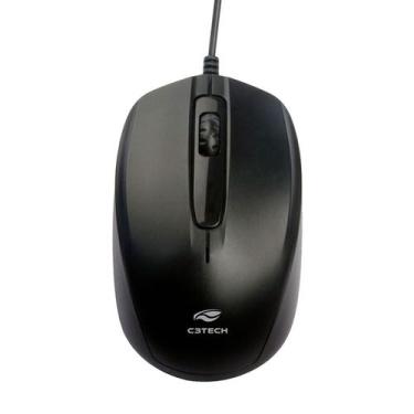 Imagem de Mouse usb c3tech ms-30bk 1.15mt 1000dpi preto