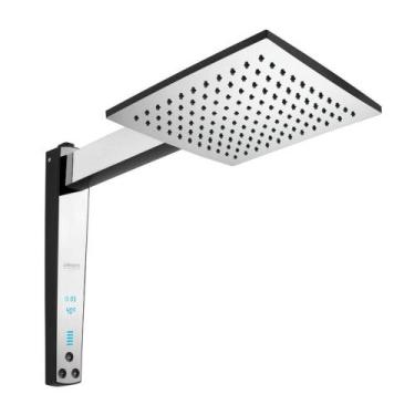 Imagem de Chuveiro Digital Acqua Century Preto Com Cromado 7500W Lorenzetti 220V