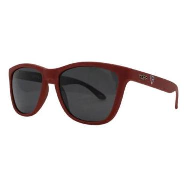 Imagem de Óculos De Sol São Paulo Yopp Lente Polarizada Spfc Tricolor, Vermelho