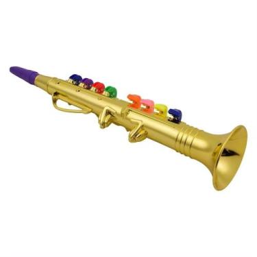 Imagem de Mini Saxofone Infantil Acústico Instrumento De Brinquedo - Yeet