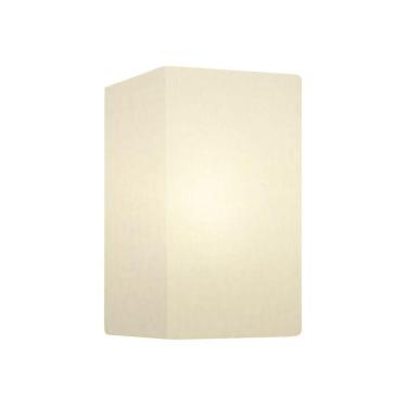 Imagem de Arandela Retangular Retro Md-2002 Cúpula Em Tecido 25-16x10cm Branco - Bivolt