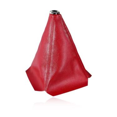 Imagem de MTRPS Capa de proteção contra poeira de manípulo de mudança de carro, capa de câmbio de marcha manual de couro/automática, capa decorativa à prova de poeira, capa universal contra poeira para a