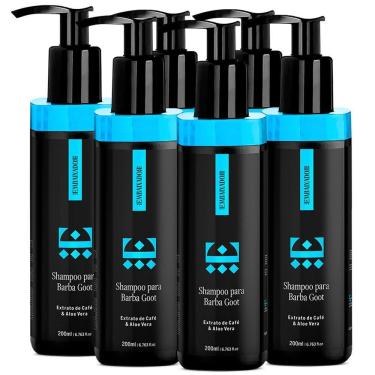 Imagem de Kit 06 Shampoo Para Barba Goot Embaixador 200Ml