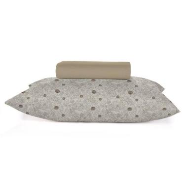 Imagem de Jogo de Cama Casal 3 peças Teka Crystal 120 fios - Diversas Estampas, 