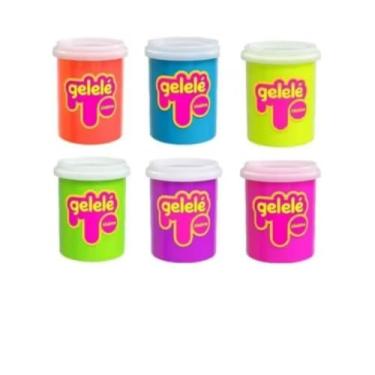 Imagem de Kit 2 Potes Massinha Slime Original, Brinquedo Infantil Antiestresse, Colorido, Macio e Divertido