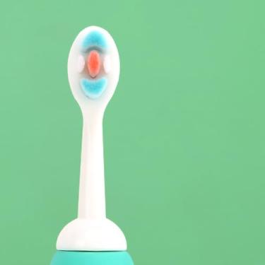 Imagem de Naroote Escova de Dentes Macia de Desenho Animado para Meninos e Meninas, Escova de Dentes de Limpeza Profunda para Crianças de 1 a 7 Anos, Pacote Com 3 Cuidados para Bebês (Azul celeste)