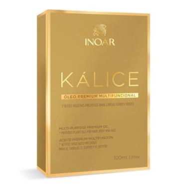 Imagem de Inoar, Kálice Óleo Multifuncional – Hidratação, Nutrição e Reparação com 7 Óleos Vegetais e Vitamina E para Cabelos, Corpo e Rosto - 100ml