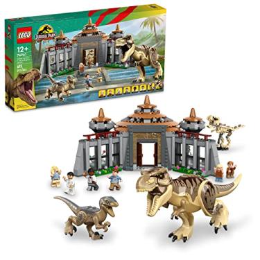 Imagem de 76961 LEGO® Jurassic Park Centro de Visitantes: Ataque de T. rex e Raptor (693 Peças)