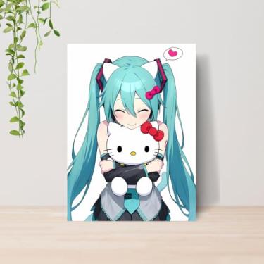 Imagem de Genérico, Quadro Miku Vocaloid A4 | Placa MDF 013