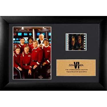 Imagem de FILMCELLS Star Trek – The Undiscovered Country 17.8 cm x 12.7 cm MiniCell Desktop Presentation Series 3 – Apresentando clipe de filme de 35 mm com suporte de cavalete – Filme colecionável oficialmente